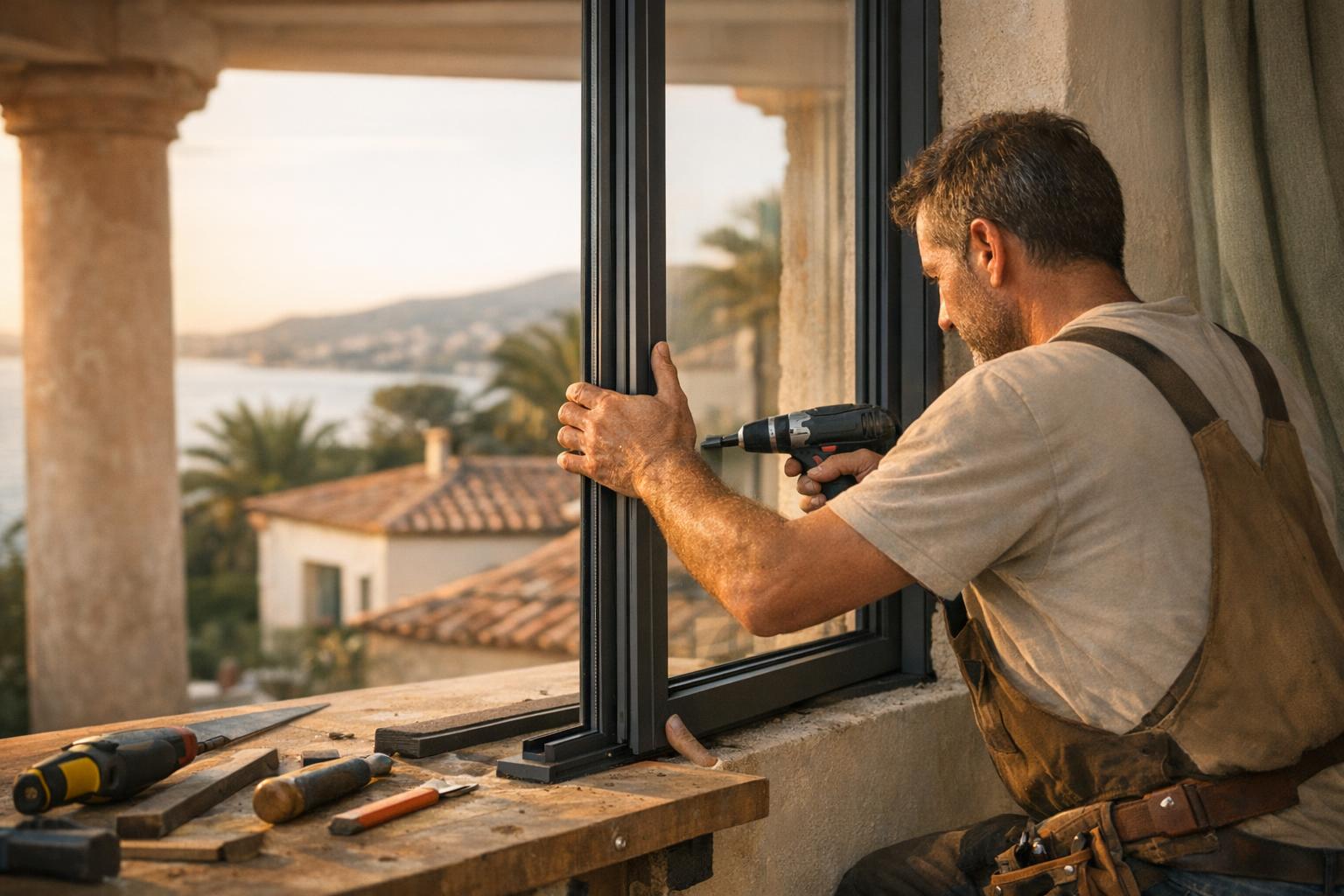 Installation de fenêtres PVC et Alu à Cannes - Expertise et qualité avec Tout Travaux
