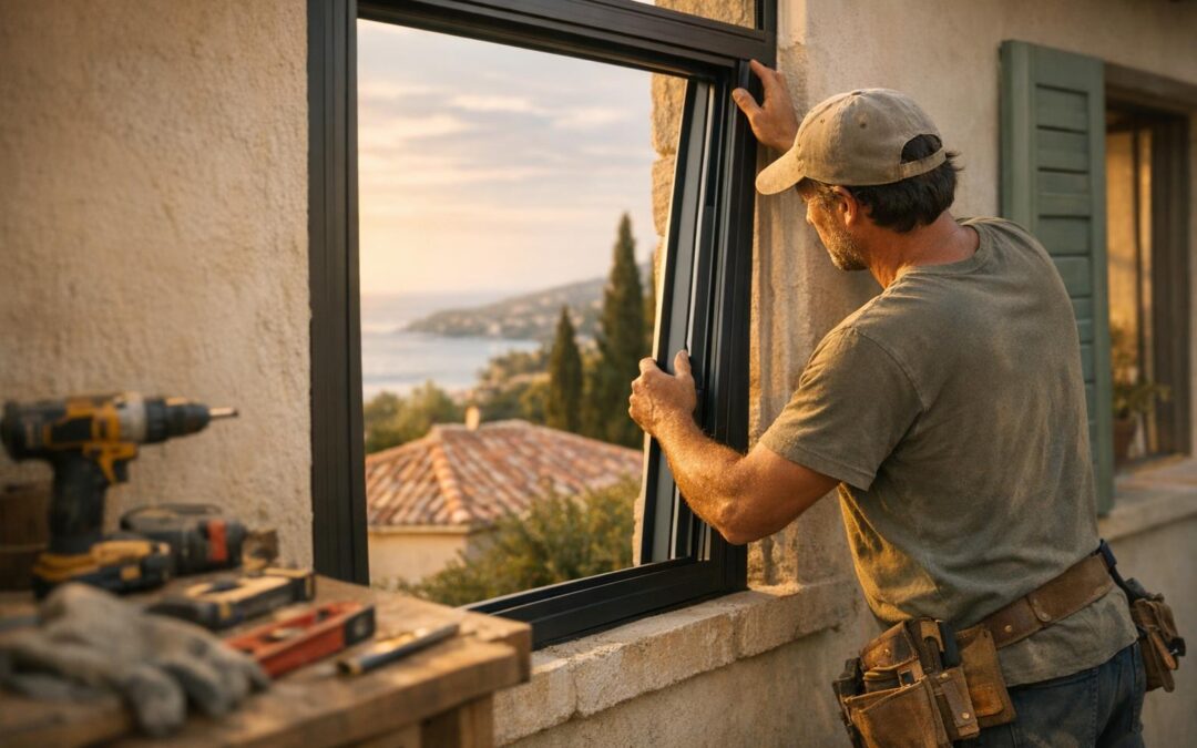 Installation de fenêtres à Antibes : vaste choix de fenêtres PVC et alu avec Tout Travaux
