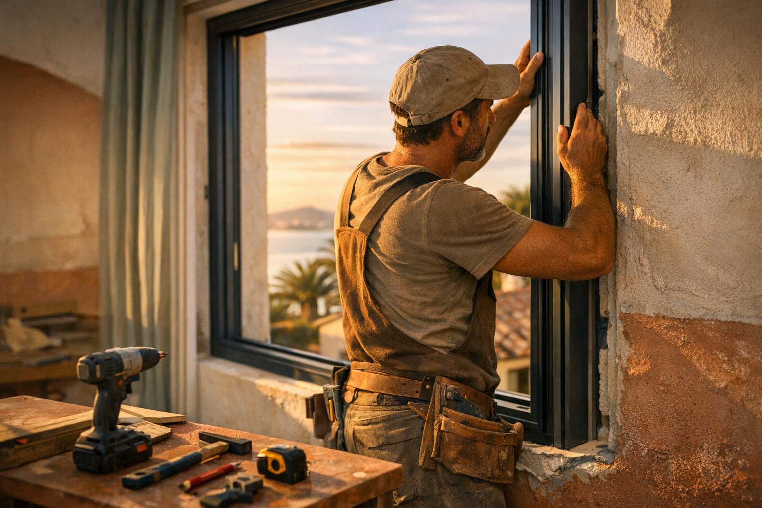 Installation de fenêtres en PVC et Aluminium à Valbonne - Tout Travaux Menuiserie