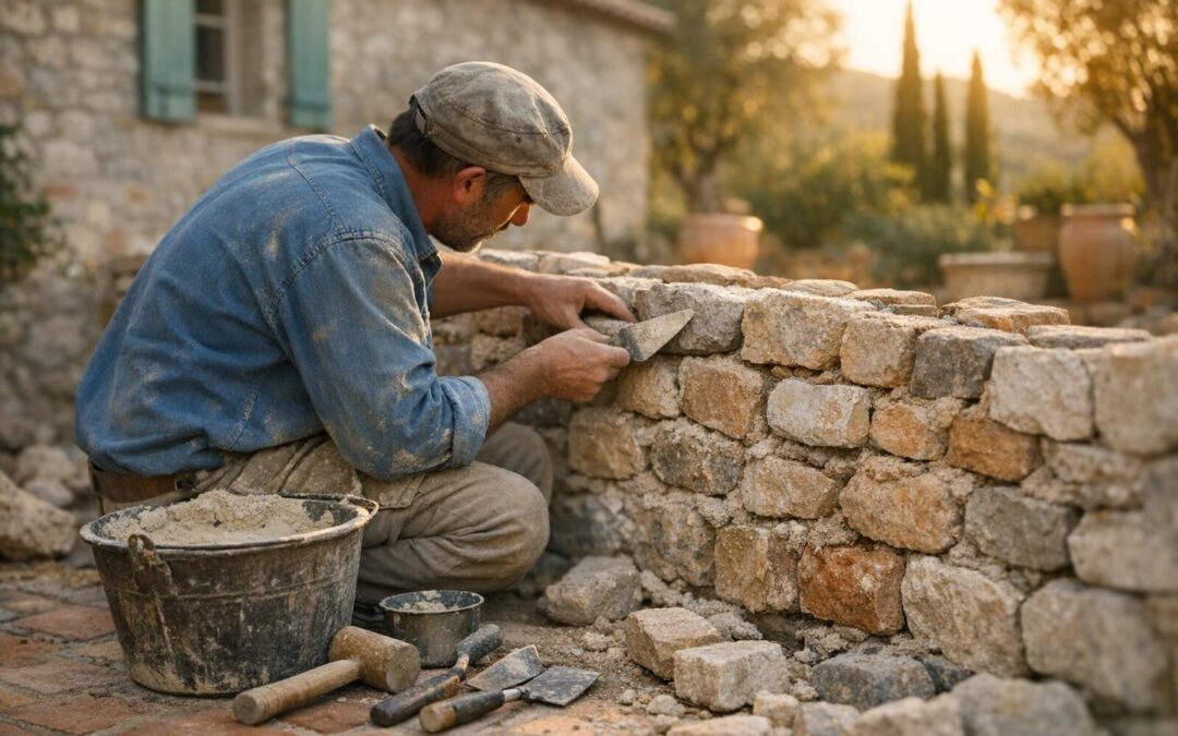 Comment la maçonnerie peut valoriser un jardin méditerranéen