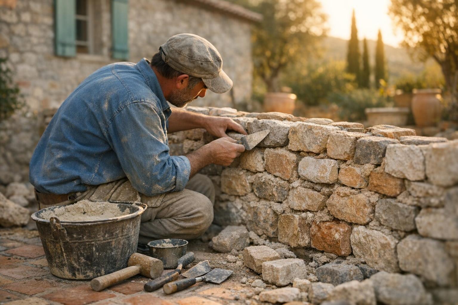 Comment la maçonnerie peut valoriser un jardin méditerranéen